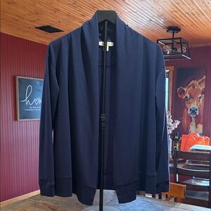 Coldwater Creek Women's Navy Blue Sweater